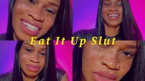 Eat It Up Slut- Ebony Femdom Goddess Rosie Reed Cum Eating Instruction Mental Domination JOI- standard definition