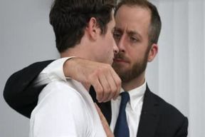Mormon twink gets pulverized By Bearded Mormon Leader