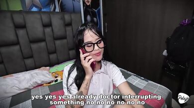 The technician finds a USB drive inside my pussy and I thank him by fucking him/DR.POV-ELEANOR STYLE