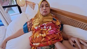Indo Hijab, Delicious Homemade Sex of Stepmom and Stepson