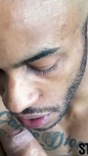 Muscular young latino barebacked and fed cum for dinero POV   Clip 1