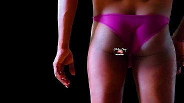 Slave Boy Panty Try On Haul with Oil and Hard Anal Fuck
