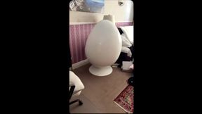 I Get Myself off for You in My Retro Egg Chair