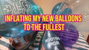 Inflando A Tope Mis Nuevos Globos