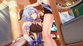 Cartethyia X Ganyu - Needs that Futa Dick in her Wet Holes