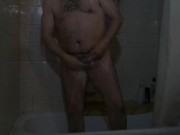 Me masturbo en la ducha - Jerk off in the shower.