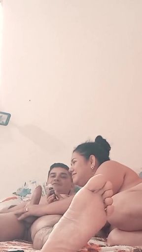 Domestic worker sucking   Clip 1