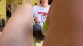 Blonde Cougar Bangs Coworker After Getting Kicked Out of Office