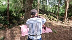 Bts Naughty Foxy MILF Finds Sex Toys in the Woods