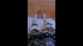 I love jerking off in stockings. Femboy