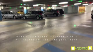 Angela Doll - I give an appointment to a SNAP followers to make him cum in a parking lot