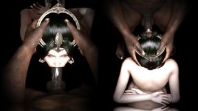 3D Big Boobs Mature MILF Have Her First Time Threesome Sex with BBC