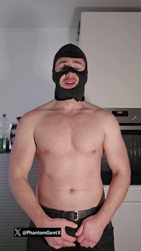 Phantomgentx Gay Solo Strokes Huge Cock with Wild Dirty Talk - Follow on X: Phantomgentx