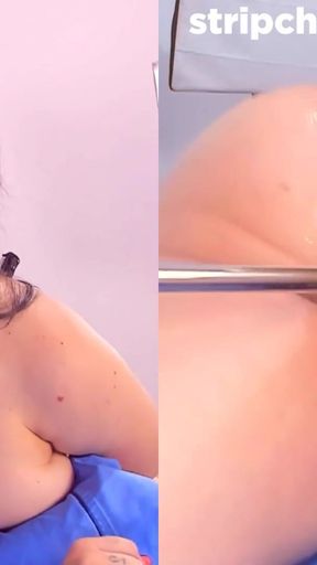 Intense Fuck Machine Pounding Wet Pussy and Orgasm - allie_cutie   Clip 2