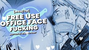 Getting Throatfucked as a Free-for-all Use Office Plaything - AUDIO EROTICA FOR QUEER DUDES