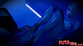 Sci-Fi Futas Titty-Fucking Robots for Hardcore Futanari Anime Orgy Thrill