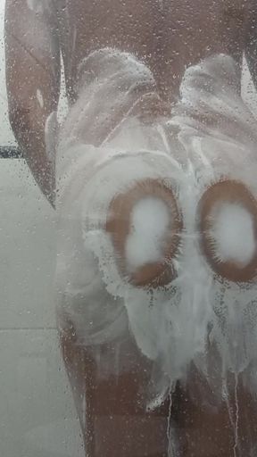 Sissy Boy Taking a Shower After Giving Her Ass to Her Owner