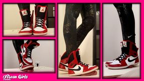 Nike Jordan High Top Cock Crush I Lady Thaya