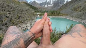 Monster Cock Floods Mountains With Gushing Cum Tsunami