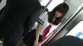 Hot Asian blonde takes huge cock&#x1F346; post-blowjob ride