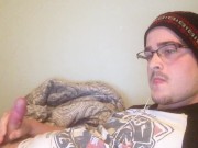 Did Not Mean To Cum on My Face! Lol. Accidental Self Facial, Powerful Cum!