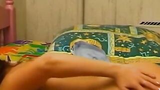 Sexy Brunette Teen Sensual Dance & Erotic Masturbation In Private Bedroom