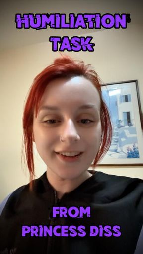 Humiliation Task from Princess Diss