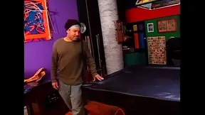 Young man gets a thoughtful blowjob