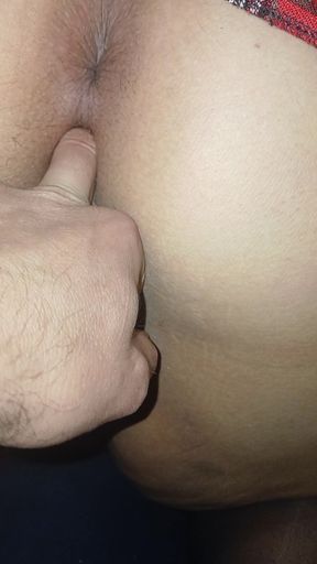 BBW Gets Her Fat Ass and Pussy Worshipped in Short Skirt and Stockings