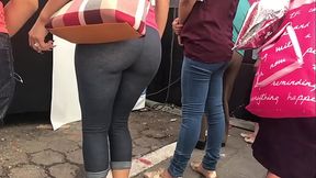 Nalgona de Atlixco Puebla bailando
