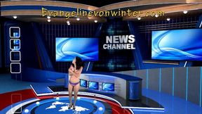 Humiliated News reporter Made to strip on Live Camera