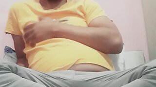 Mom friend watching boy orgasm