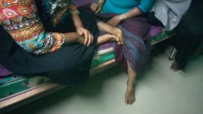 Three Stepaunty Talking at Bedroom