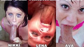 milf deeepthroaters volume 27 - 3 amazing deepthroat facefuck blowjobs - featuring ava devine, lena ramon, lisa sparxxx
