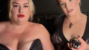 Put on the cage and give us your key.