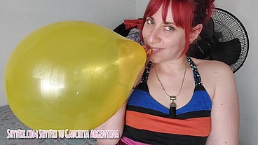 Sesion LOONER INFLANDO GLOBOS con PUFFY CHEEKS! BALLOONS FETISH