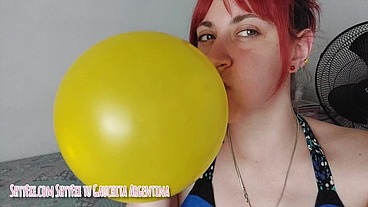 Sesion LOONER INFLANDO GLOBOS con PUFFY CHEEKS! BALLOONS FETISH