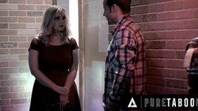Chubby Buxom Blonde Codi Vore Believes the Deceiver Who Claims To Be a Soldier & Lets Him Fuck Her