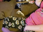 Watching porn makes BBW touch herself and more