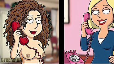 Married housewife gets DP'd in cartoon animation