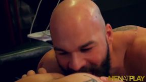 MENATPLAY - Hunk Dani Robles and Max Duro anal breed in office