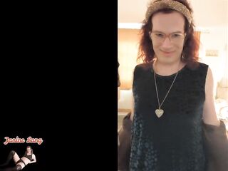 Janine undresses for u
