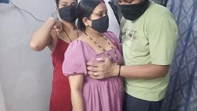 18 Year Old Indian In Threesome Sex With Married Desi Couple