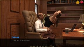 The Older Office Boss Fun with Interview Girl