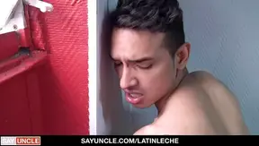 Young Latino 18+ Thirsts for Hot Shower BJ from Mature Stud – Steamy Gay Encounter