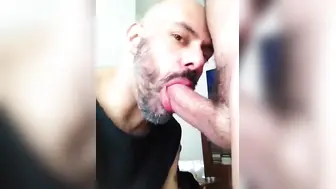 Amateur Blowjob with Cum Eating and Rimming