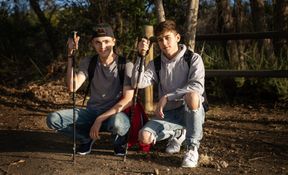 Tent pounding session with two truly hot twinks