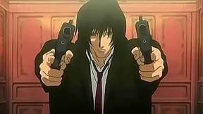 Brandon Battles Harry in Explosive Gungrave Duel Under Burning Skies