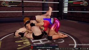 Bianca Iniong VS Vilkor (Naked Fighter 3D)