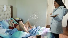 ”BRAZZERS - Squirter Nanny Caught Ejaculating By Angry Latin Home Owner - Abella Danger, Luna Star”